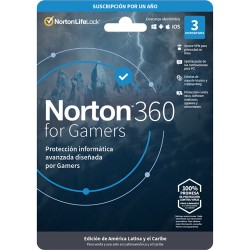 ESD NORTON 360 FOR GAMERS / TOTAL SECURITY 3 DISPOSITIVOS 1 AÑO