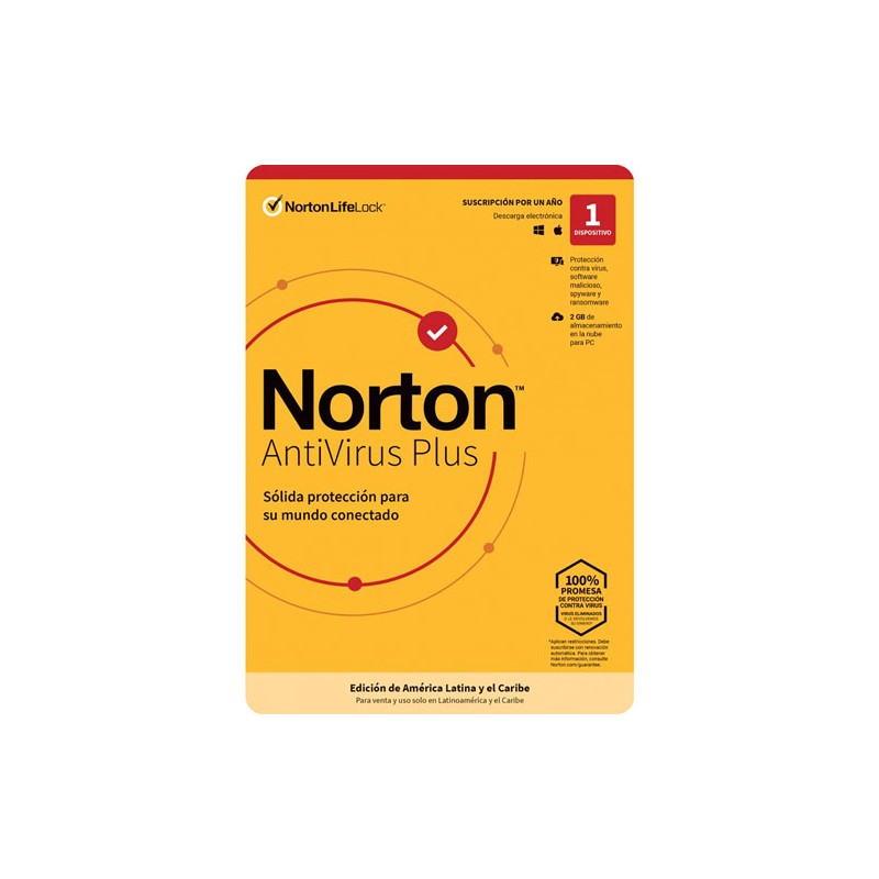ESD NORTON ANTIVIRUS PLUS 1 DISPOSITIVOS 1 AÑO