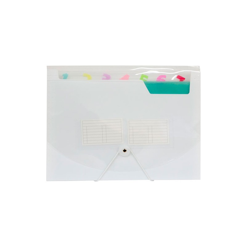 Archifuelle Polidex Af128 7N Tamaño Carta 7 Compartimentos