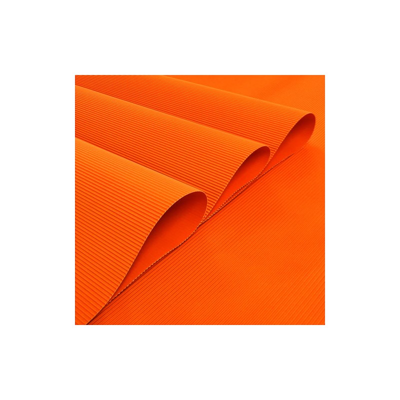 Microcorrugado Rayter Naranja 50X70 CM de 160 G