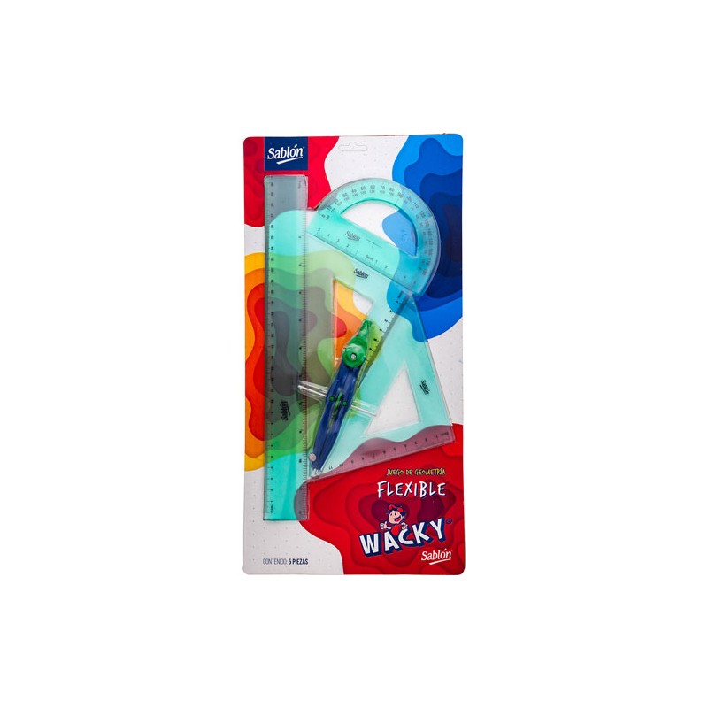 Juego De Geometría Sablón Flex