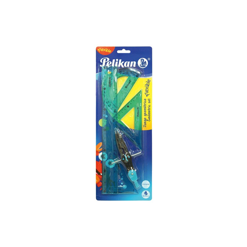 Juego De Geometría Pelikan Flexible Chico