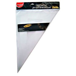 Escuadra Transparente Maped 50 CM sin Graduación sin Bisel 1305