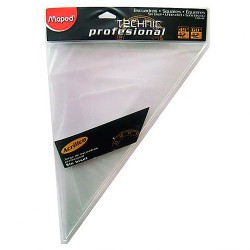Escuadra Transparente Maped 42 CM sin Graduación sin Bisel 1305