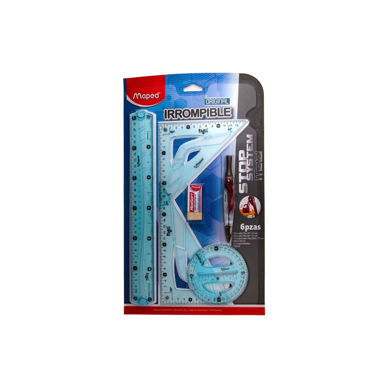 Juego De Geometría Maped 895009 Stop System