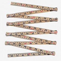 Regla Plegable de Madera Legami Wfr0001