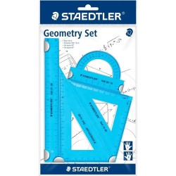 Juego Geometria Staedtler 569 Neon 20Cm Con 4