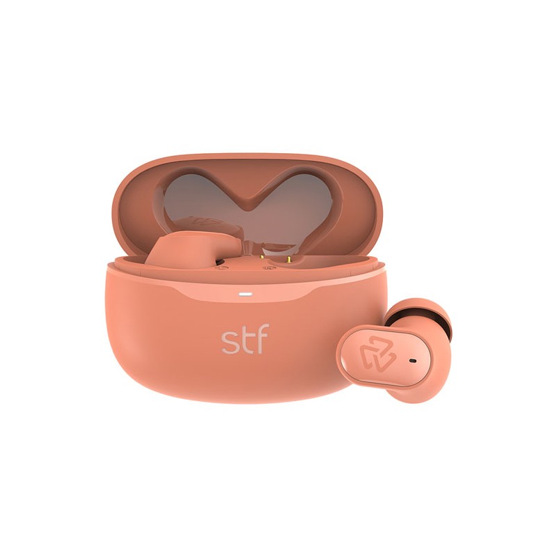Audífonos Stf Dune In Ear True Wireless Con Cancelación De Ruido Color Naranja