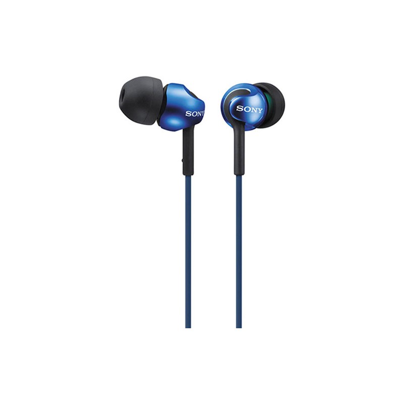 AUDÍFONOS INTERNO SONY CON MANOS LIBRES MDR-EX110AP AZUL