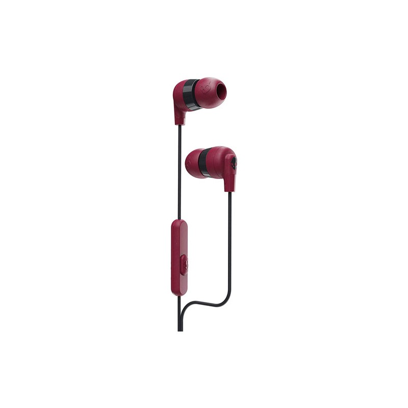 AUDÍFONOS SKULLCANDY INKD+ IN EAR MIC ROJO