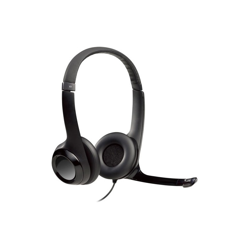 Diadema Logitech H390 On Ear Alam Usb con Microfono Negro