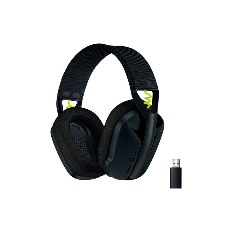 DIADEMA GAMING LOGITECH G435 INALÁMBRICO NEGRO