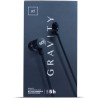 AUDÍFONOS INALÁBRICOS STF GRAVITY IN EAR CON CASE NEGRO