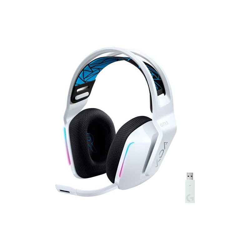 DIADEMA LOGITECH G733 GAMING LIGHT RGB MICRÓFONO BLANCO