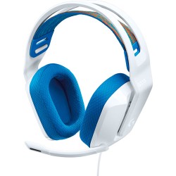 DIADEMA LOGITECH G335 GAMING CON MICRÓFONO PLEGABLE BLANCO