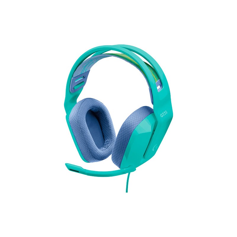 Diadema Gamer Logitech G335 On Ear Alambrico con Microfono Verde