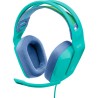 Diadema Gamer Logitech G335 On Ear Alambrico con Microfono Verde