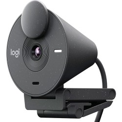 Cámara Web Logitech Color Gris Brio 300
