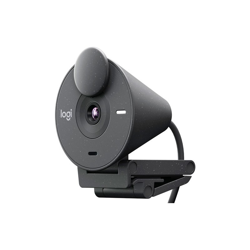 Cámara Web Logitech Color Gris Brio 300