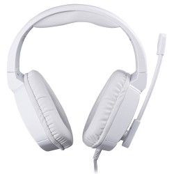 Diadema Gamer Nasa Nshsgo1 Gaming Rgb Led Blanco