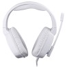 Diadema Gamer Nasa Nshsgo1 Gaming Rgb Led Blanco