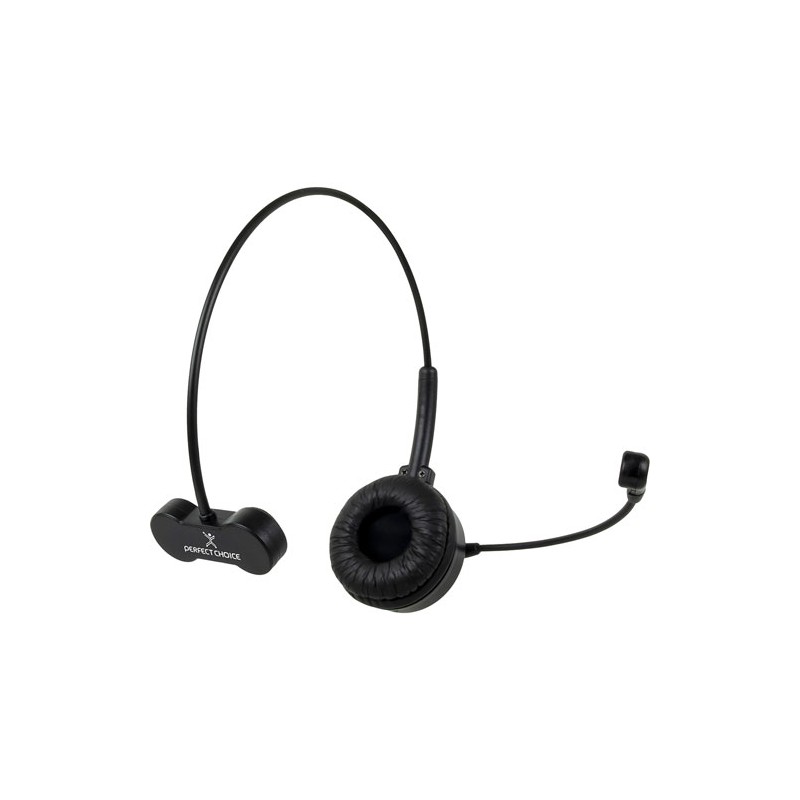 Diadema Perfect Choice Pc-116899 Bluetooth Mono Con Micrófono Negro