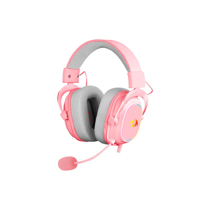 Diadema Gamer Redragon H510 Zeus X Rgb Usb 7.1 Rosa