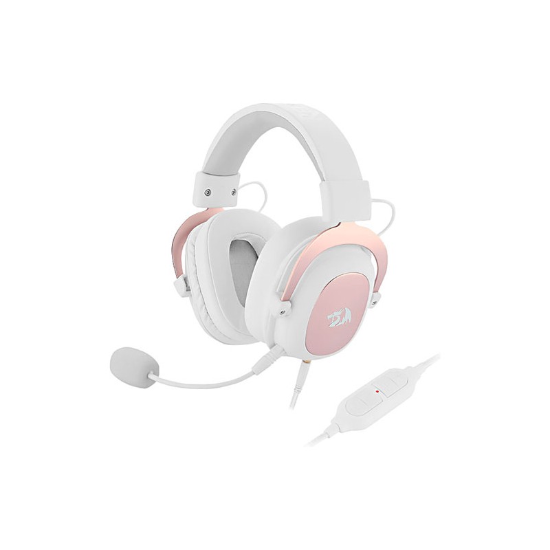 Diadema Gamer Redragon H510 Zeus X Rgb Usb 7.1 Blanco