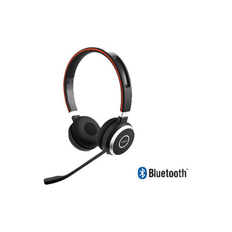Diadema Jabra Evolve 65 ms duo bluetooth negro