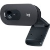 Cámara Web Logitech C505 Hd con micrófono negro